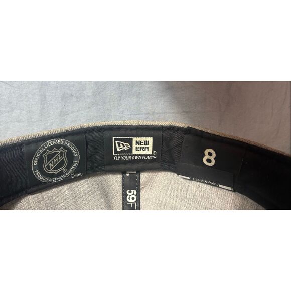 New Era 59Fifty Pittsburgh Penguins NHL Size 8 Light Grey - Picture 8 of 8